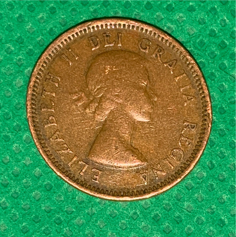 1 Cent - Elizabeth II (1st portrait)(NSF)  coin collectible - Main Image 2