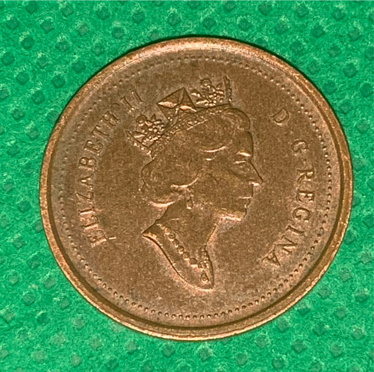 1 Cent - Elizabeth II (3rd portrait)  coin collectible - Main Image 2
