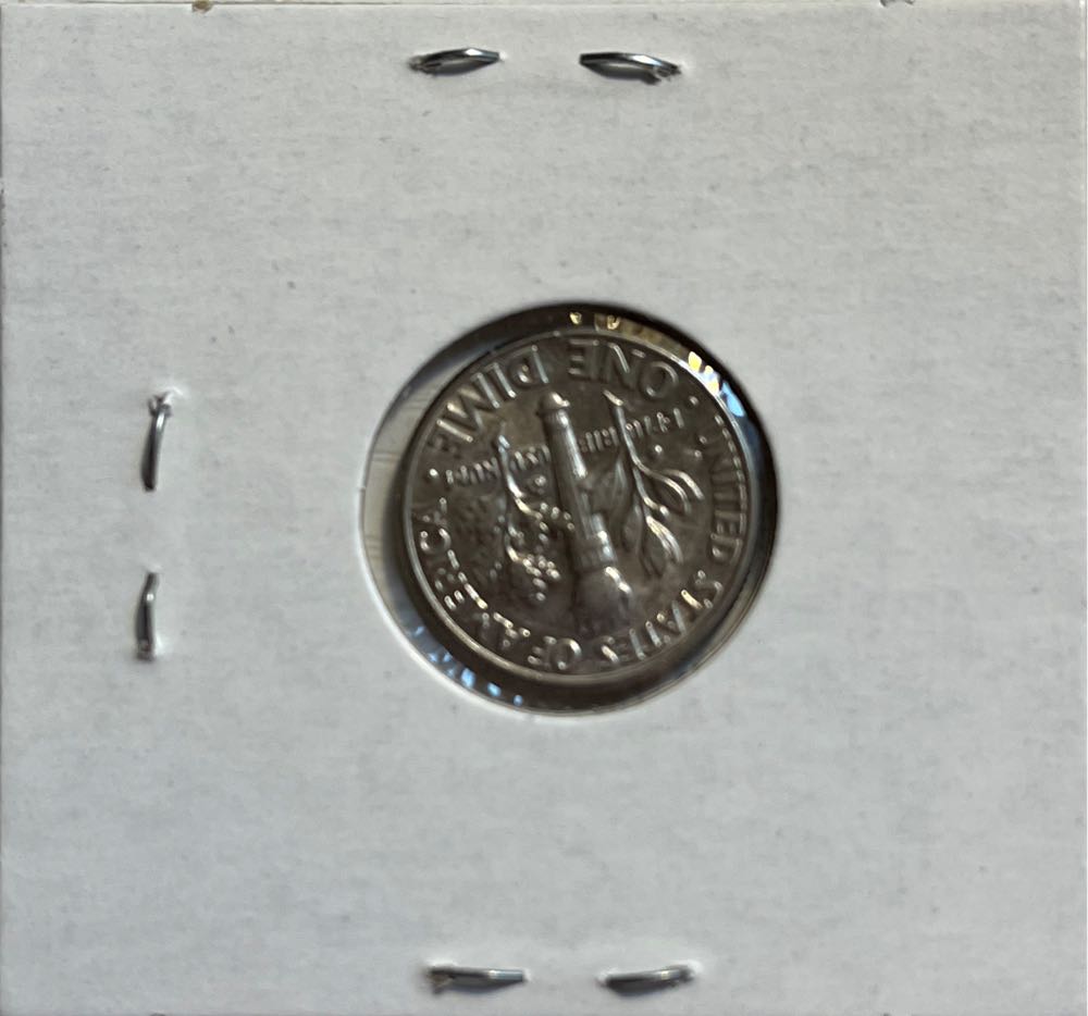 American 1998 D 10 Cent Roosevelt Dime  coin collectible - Main Image 2