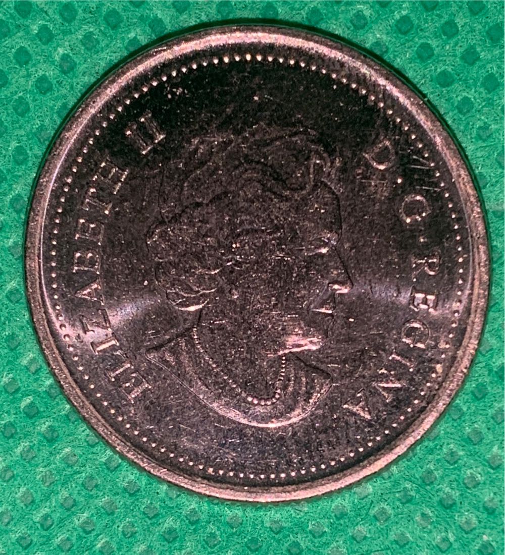 25 Cents - Elizabeth II (Peregrine Falcon; colored)  coin collectible - Main Image 2