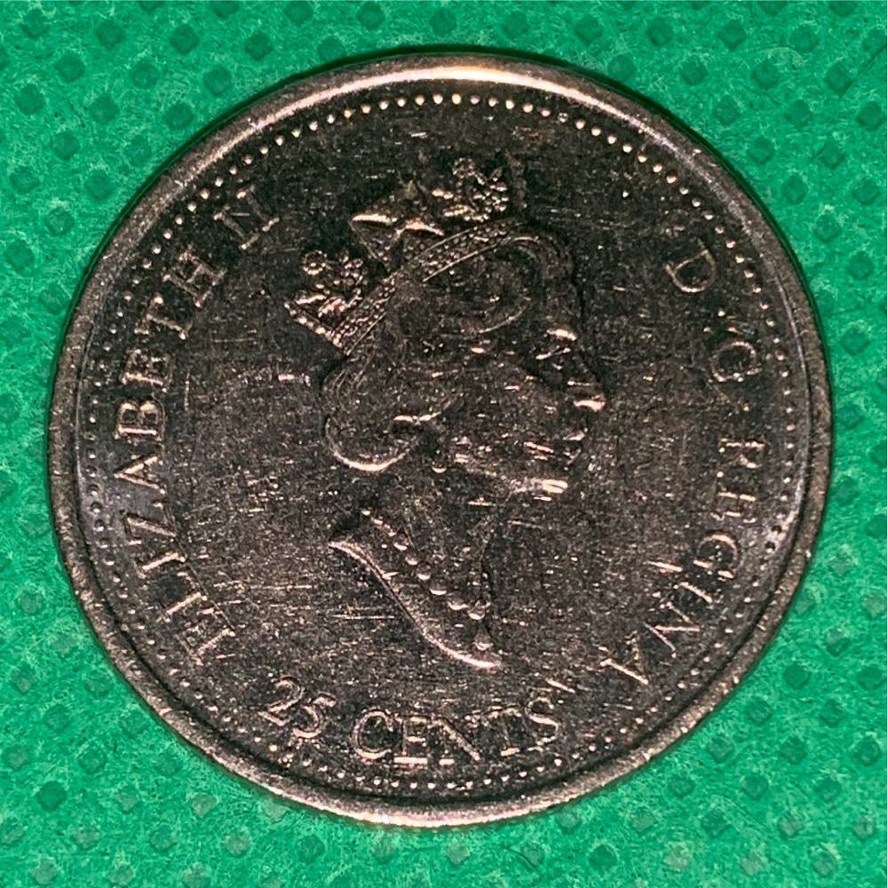 25 Cents - Elizabeth II (October)  coin collectible - Main Image 2