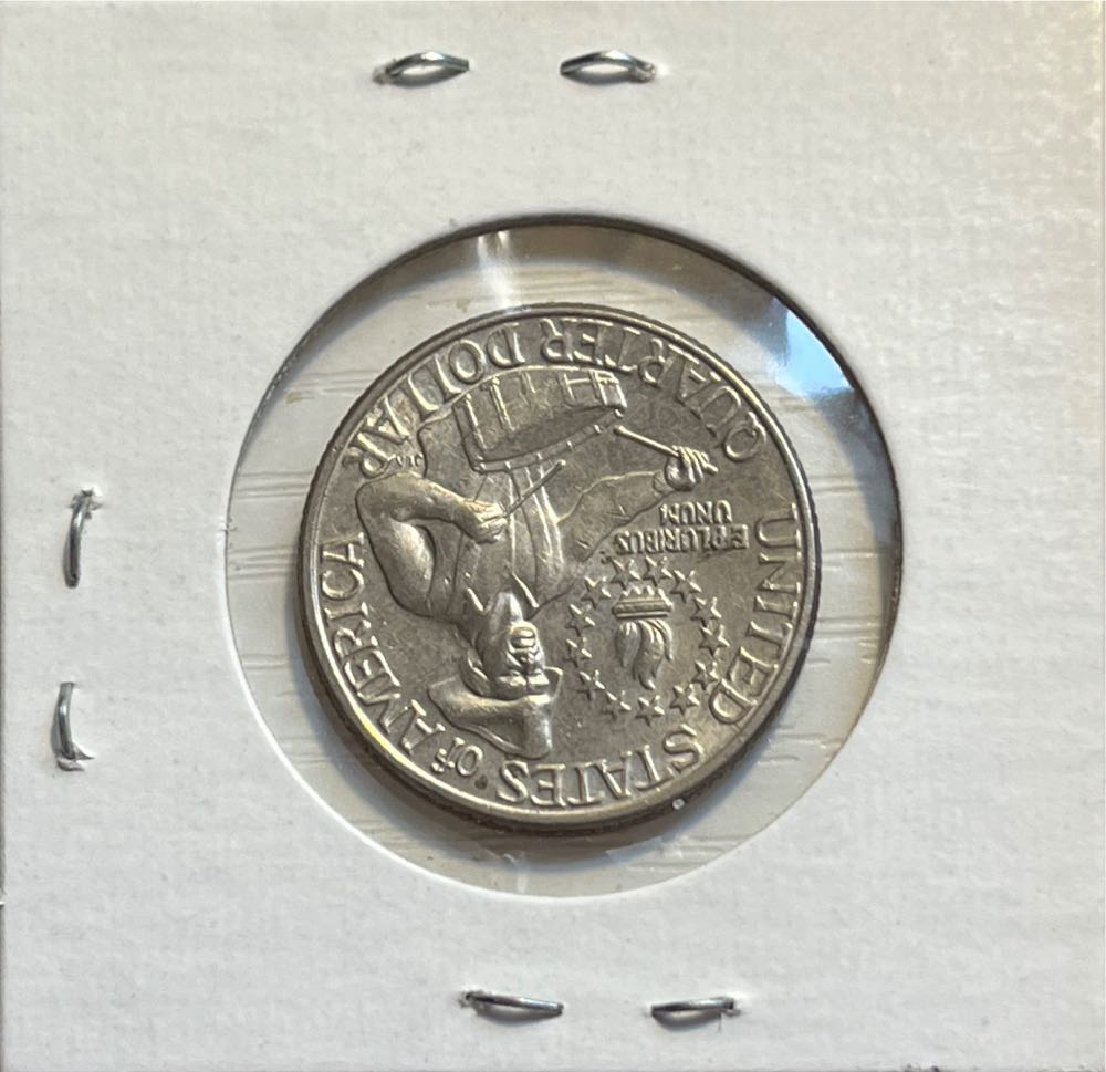 American 1776-1976 D 25 Cent Bicentennial Washington Quarter  coin collectible - Main Image 2