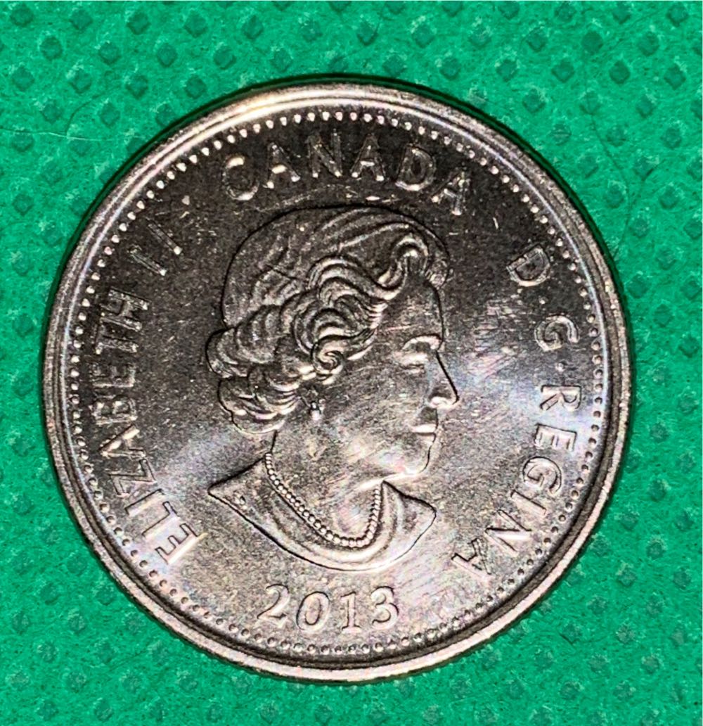  25 Cents - Elizabeth II (Laura Secord; colored)  coin collectible - Main Image 2