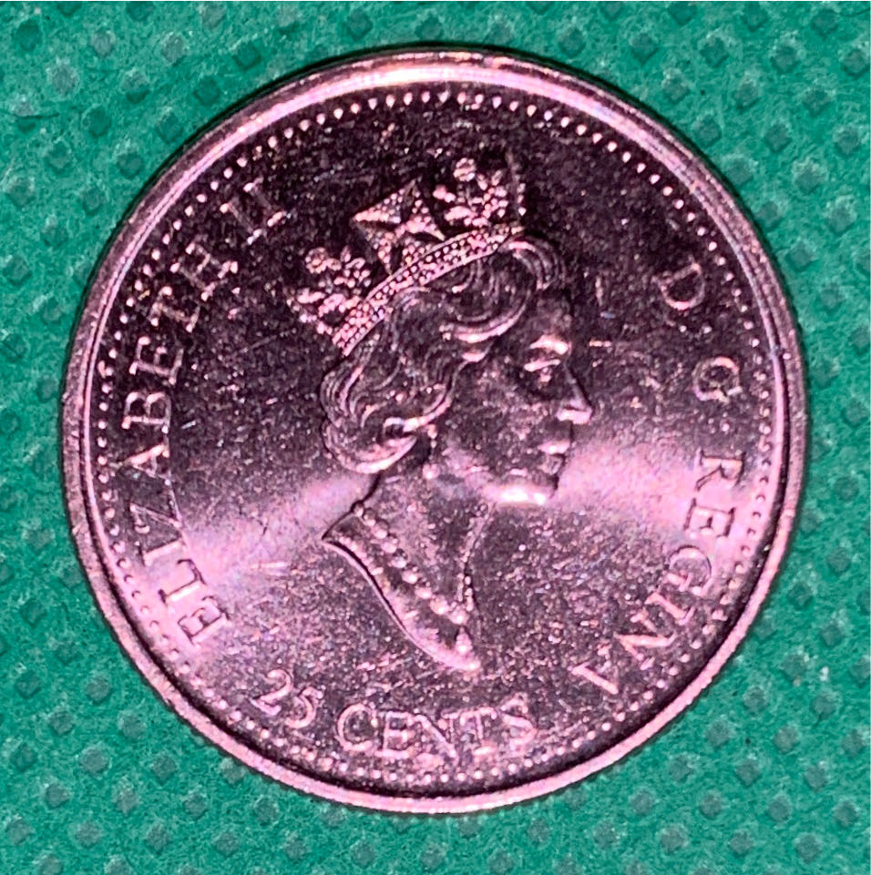 25 Cents - Elizabeth II (March)  coin collectible - Main Image 2