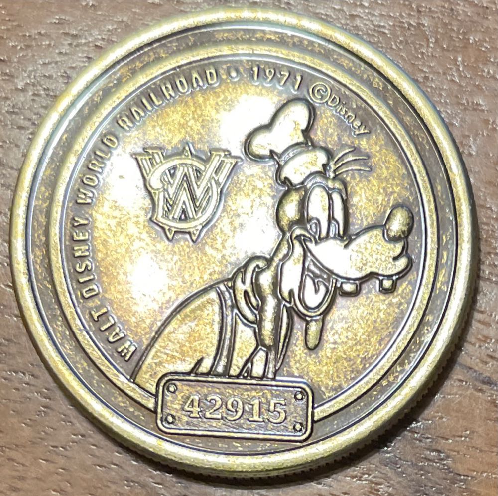 Disney Railroad Coin - Roy O Disney  coin collectible - Main Image 2