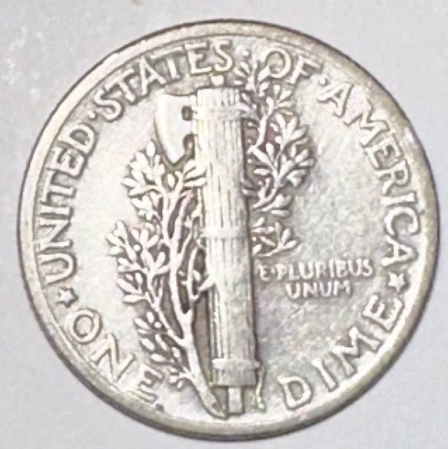 Dime Mercury 1943  coin collectible - Main Image 2