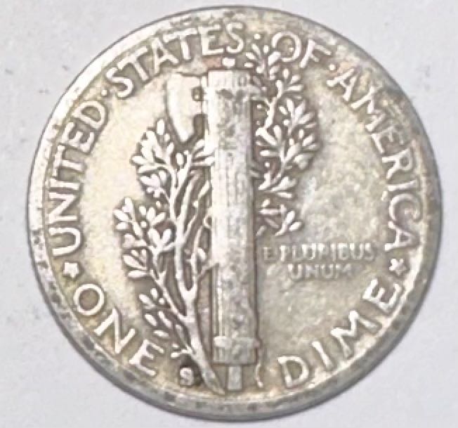 Dime Mercury 1942  coin collectible - Main Image 2