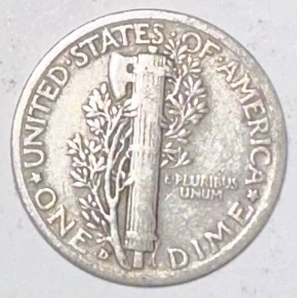 Dime Mercury 1939  coin collectible - Main Image 2