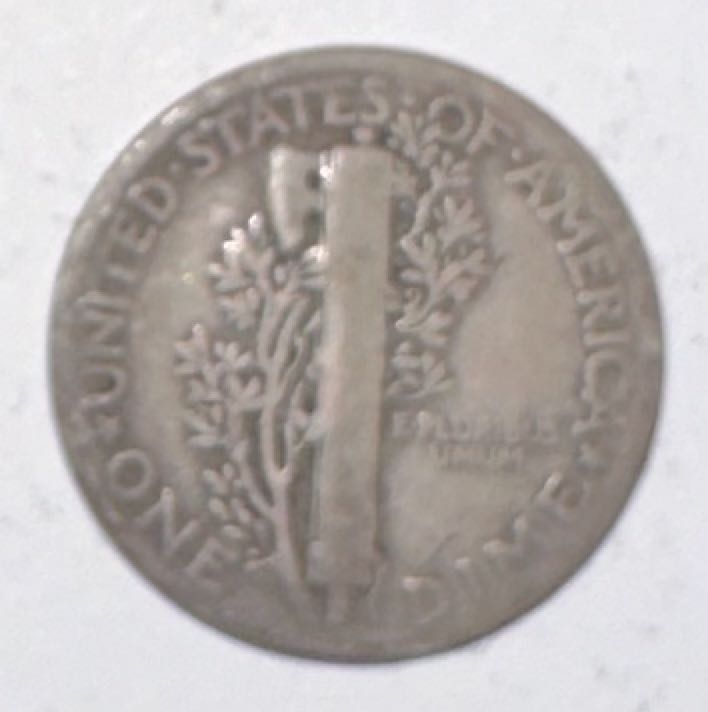 Dime Mercury 1945  coin collectible - Main Image 2