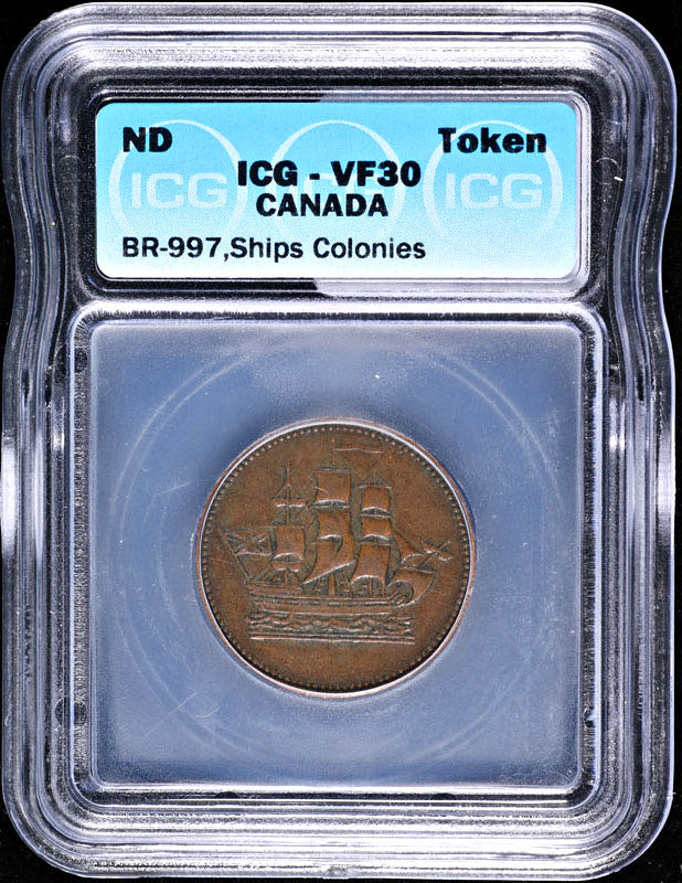 1830-1835 Canada: Prince Edward Island Half Penny  coin collectible - Main Image 3