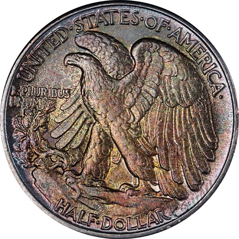 1943-P Walking Liberty Half Dollar  coin collectible - Main Image 2