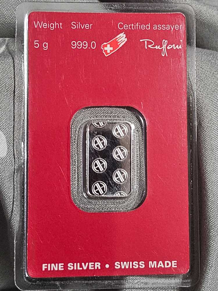5 Gram Bar Silver   coin collectible - Main Image 2