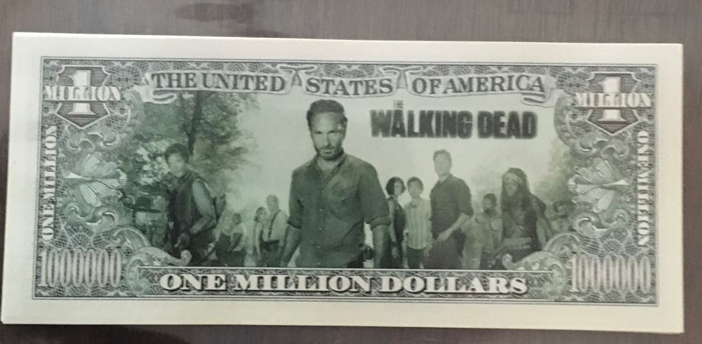 Various Paper Money - Walking Dead Zombie  coin collectible - Main Image 2