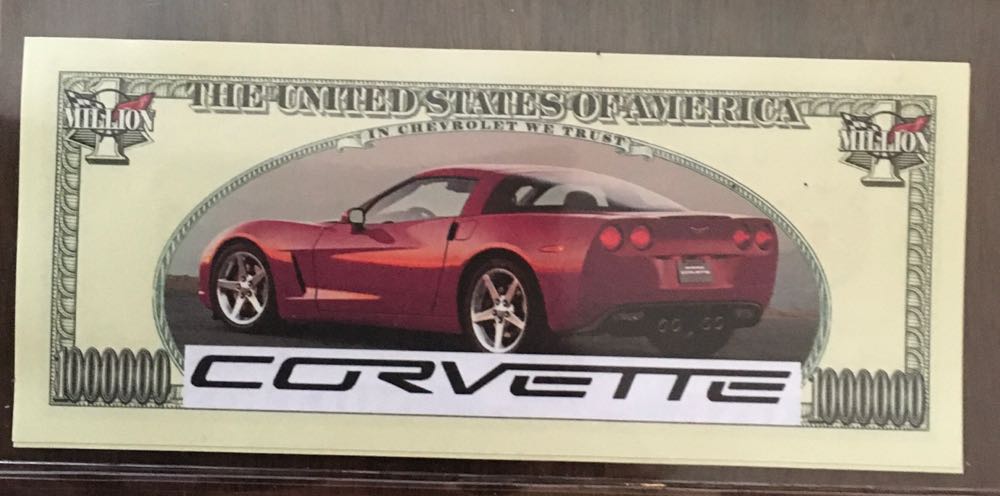 Various Paper Money - Corvette  coin collectible - Main Image 2
