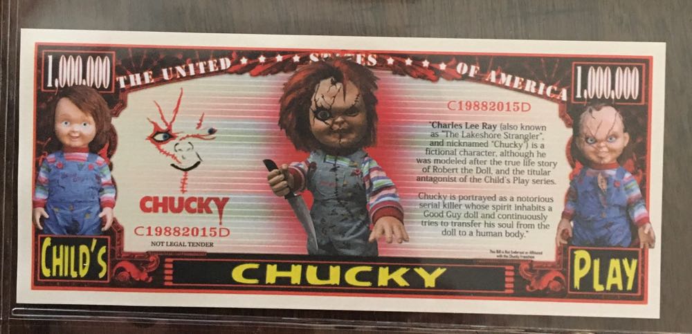 Various Paper Money - Chucky  coin collectible - Main Image 2