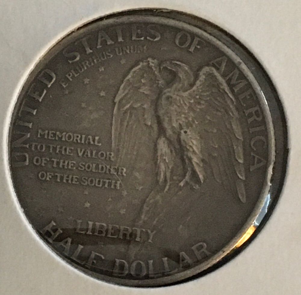 Coin Half Dollar - 1925 Stone Mountain Commemorative  coin collectible - Main Image 2
