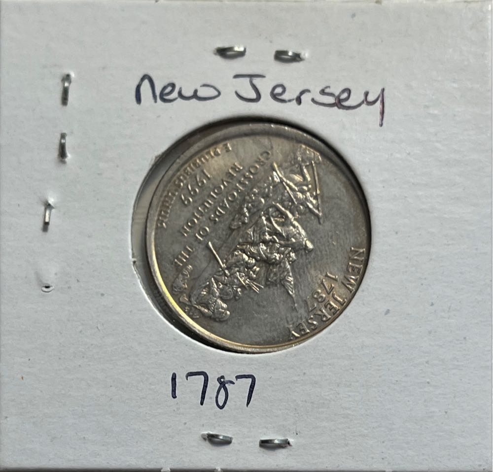 American 1999 P New Jersey (1787) State 25 Cent Washington Quarter  coin collectible - Main Image 2