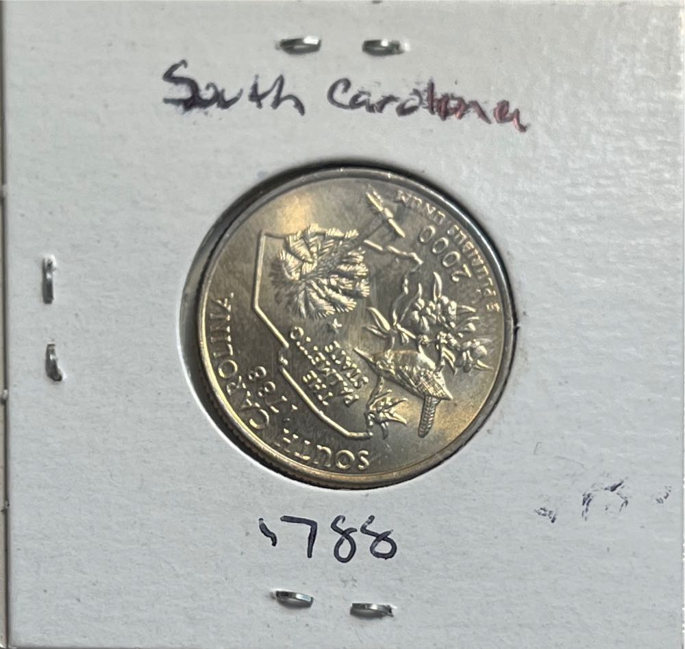 2000 D South Carolina  coin collectible - Main Image 2