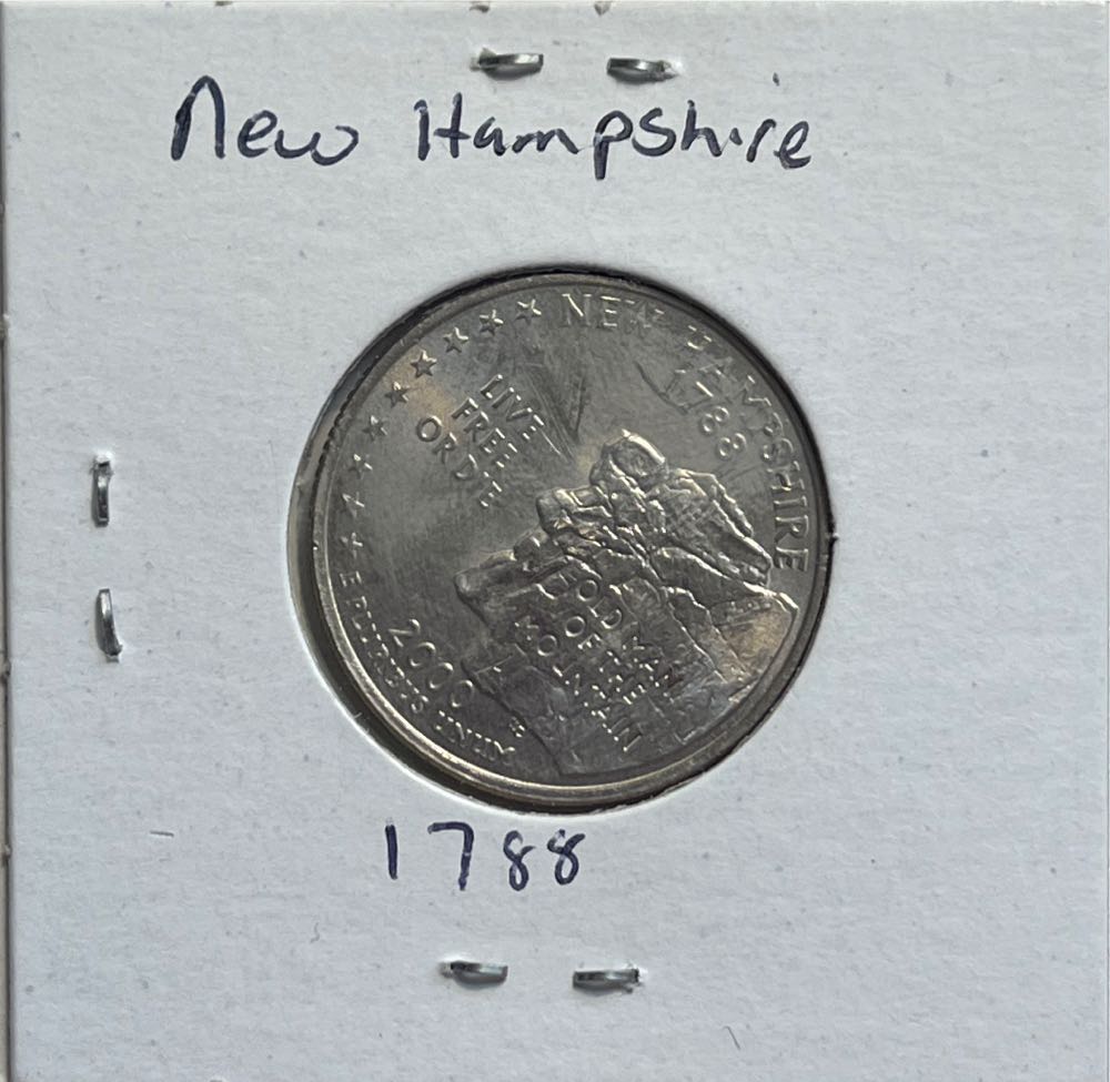 2000 D New Hampshire  coin collectible - Main Image 2