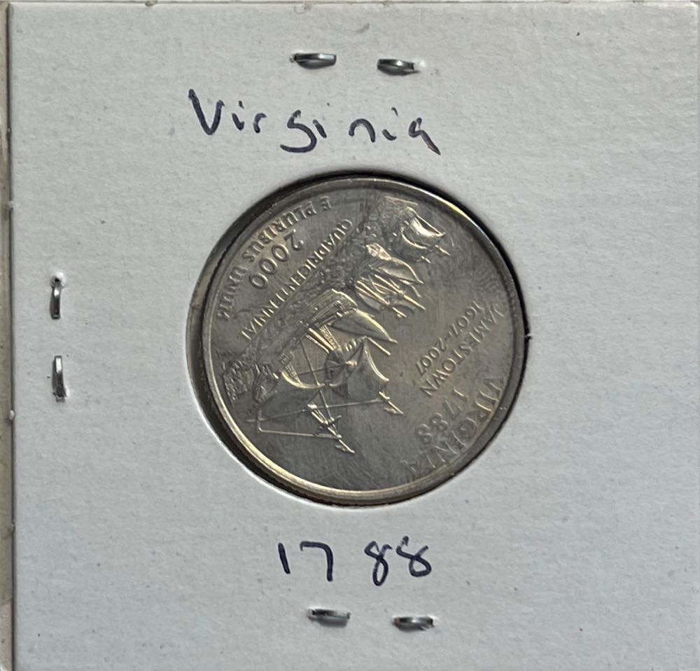 2000 D Virginia  coin collectible - Main Image 2