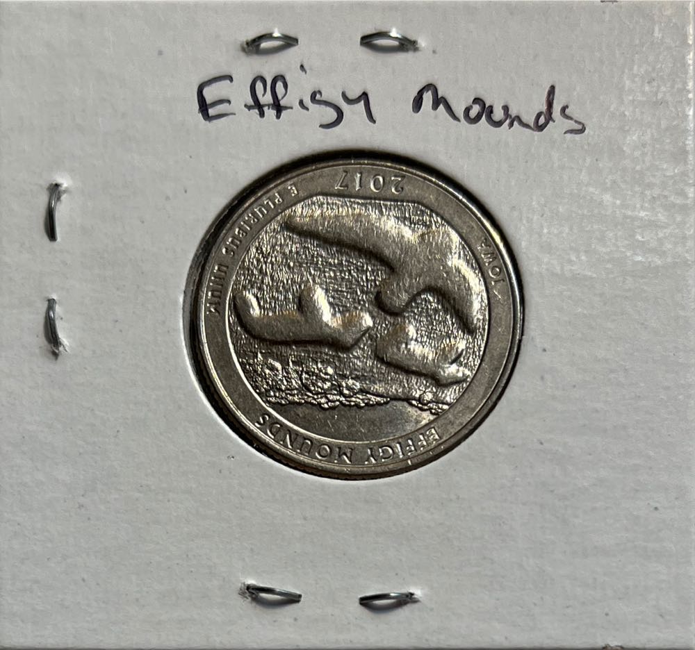 American 2017 D America The Beautiful Effigy Mounds National Monument (Iowa) 25 Cent Washington Quarter  coin collectible - Main Image 2