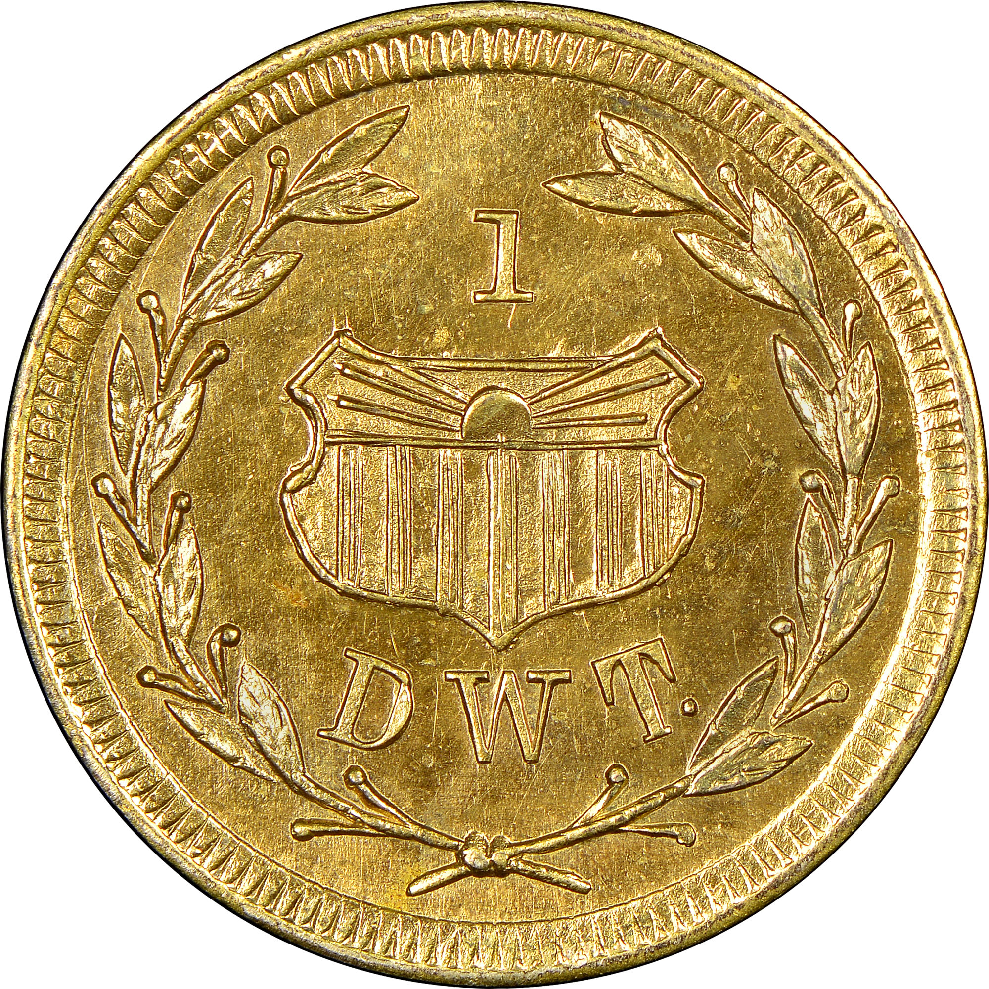 Alaska 1/2 Pennyweight  coin collectible - Main Image 2