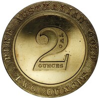 1854 2 oz  coin collectible - Main Image 2