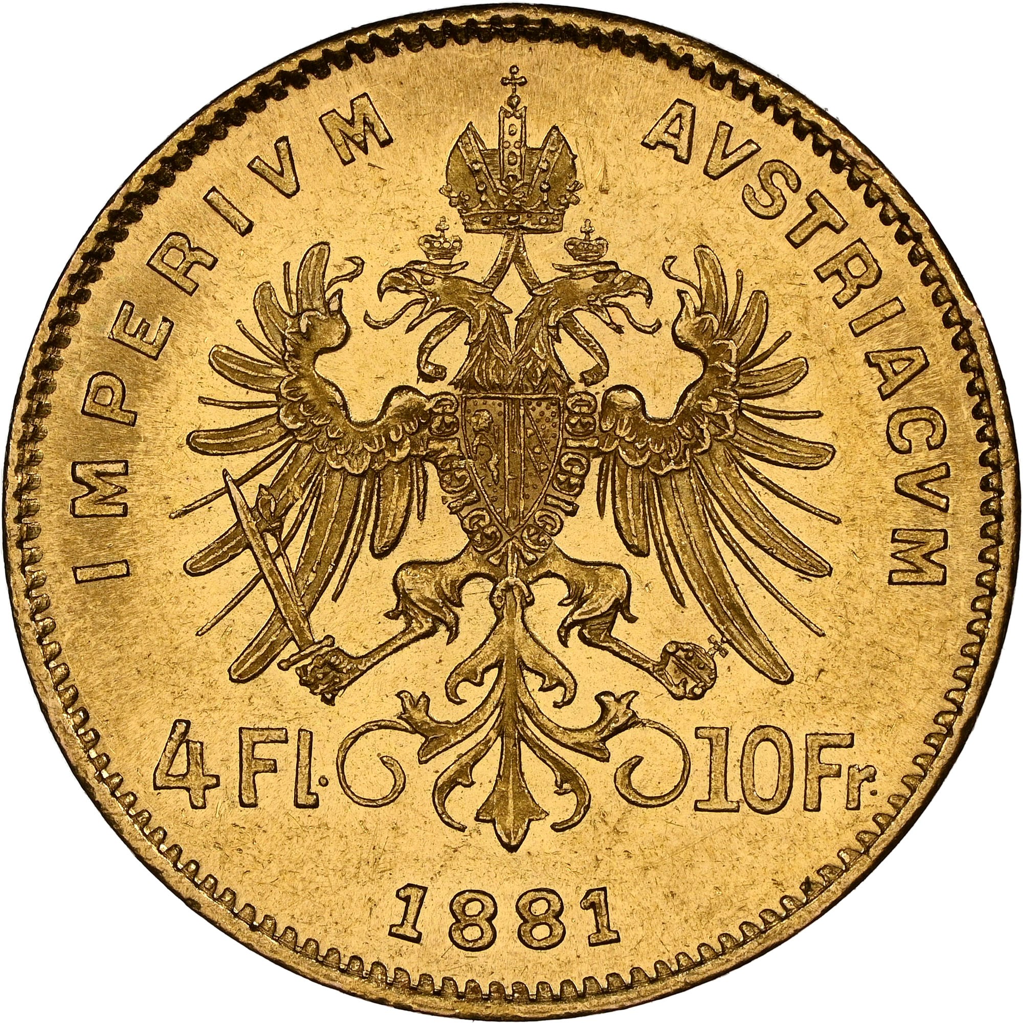 4 Florin 10 Francs  coin collectible - Main Image 2