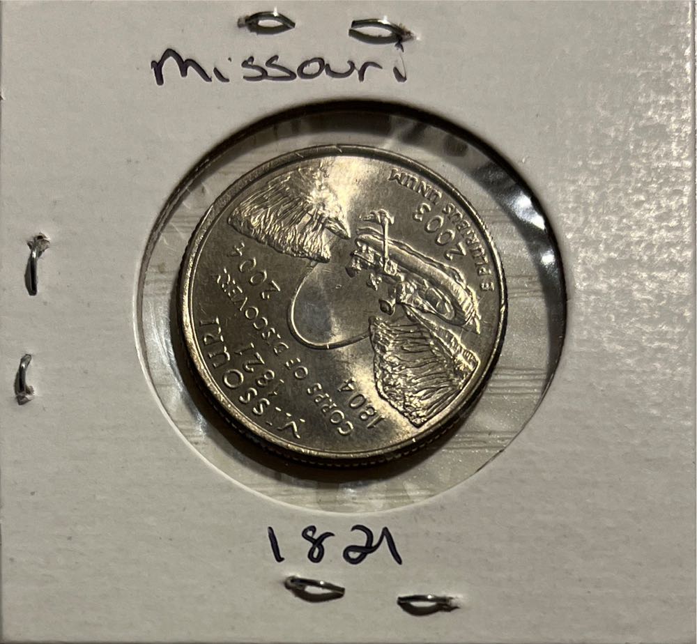 American 2003 P Missouri (1821) State 25 Cent Washington Quarter  coin collectible - Main Image 2