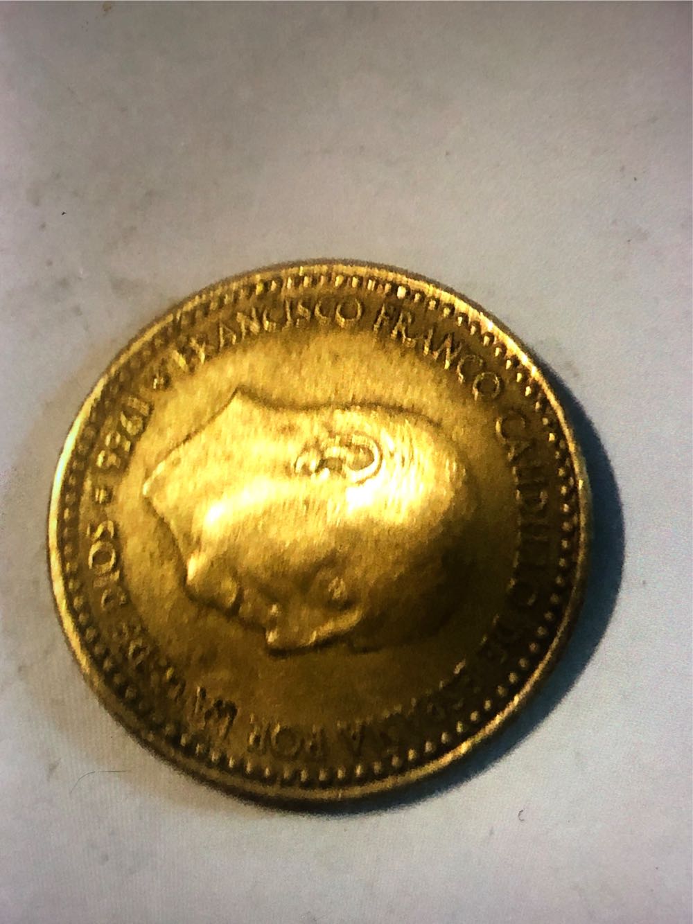 Una Peseta  coin collectible - Main Image 2