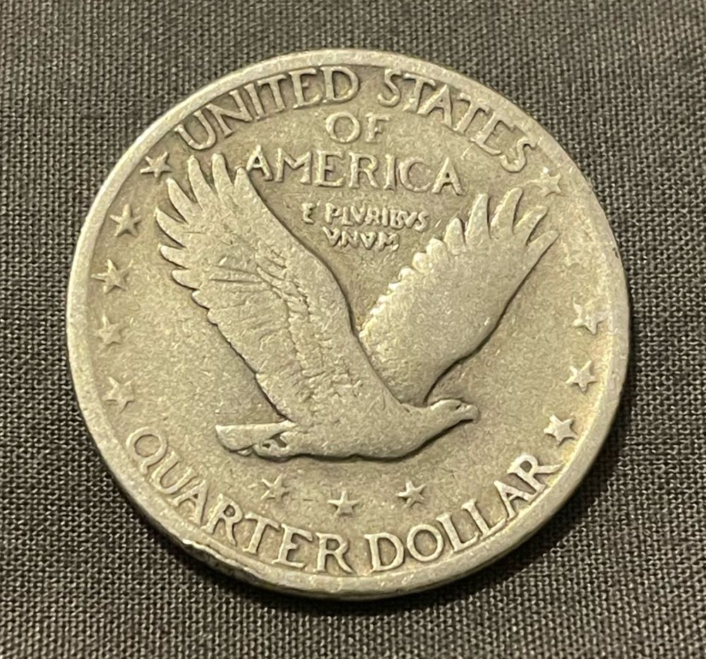 Coin- USA Constitutional Coins (90% Silver $.25 Standing Liberty Quarter - Various Dates)  coin collectible - Main Image 2