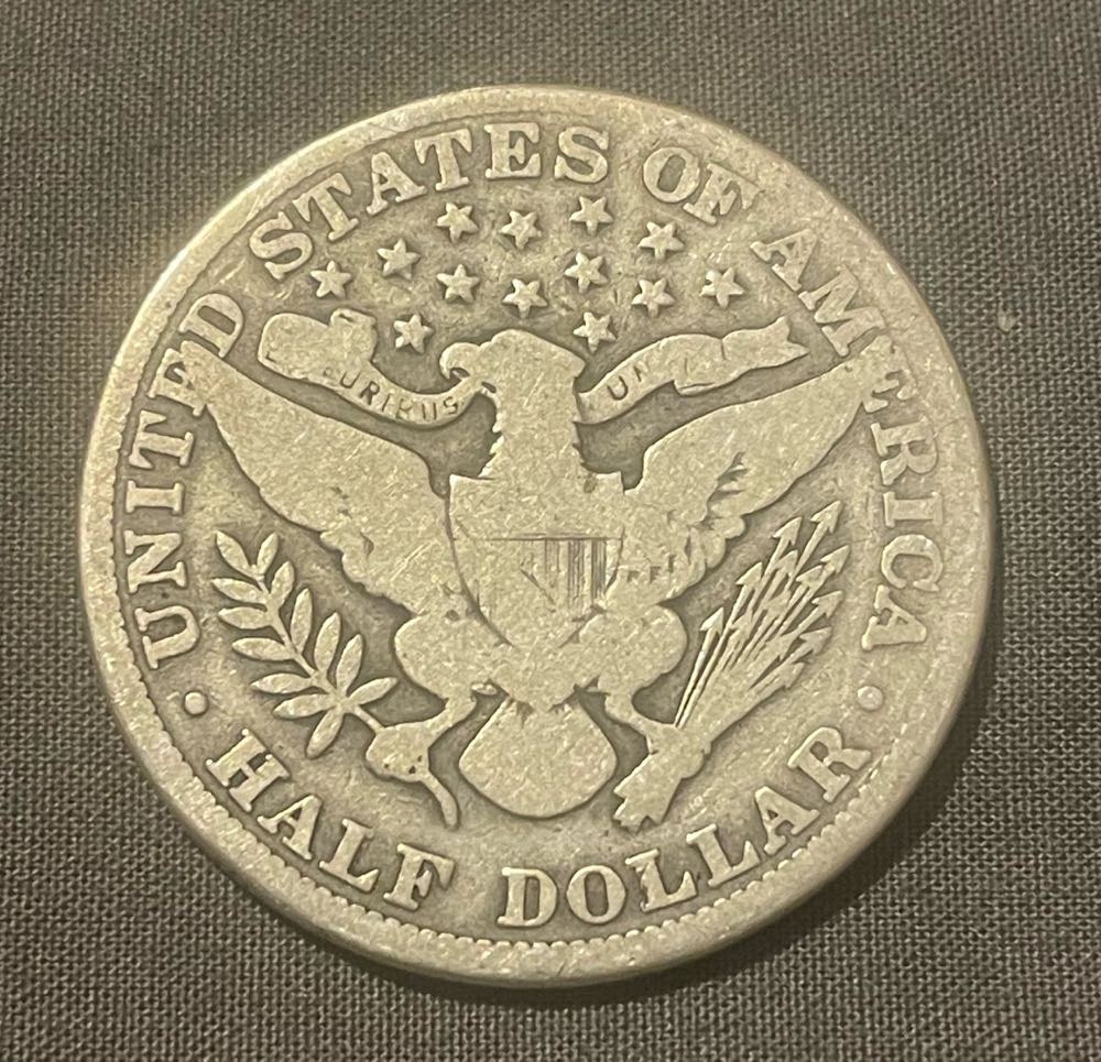 Coin- USA Constitutional Coins (90% Silver $.50 Barber Half Dollar - Various Dates)  coin collectible - Main Image 2