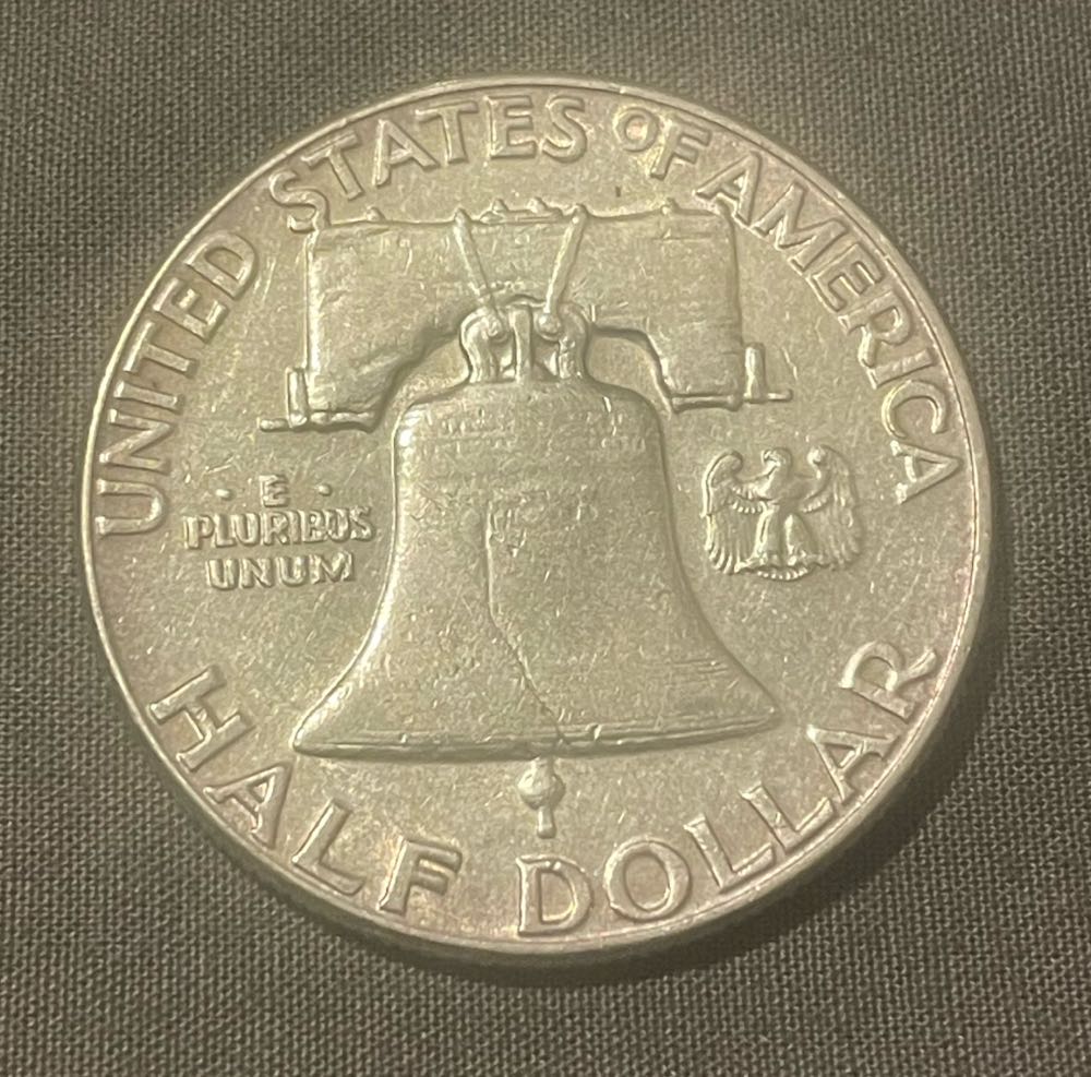 Coin- USA Constitutional Coins (90% Silver $.50 Liberty Bell/ Benjamin Half Dollar - Various Dates)  coin collectible - Main Image 2