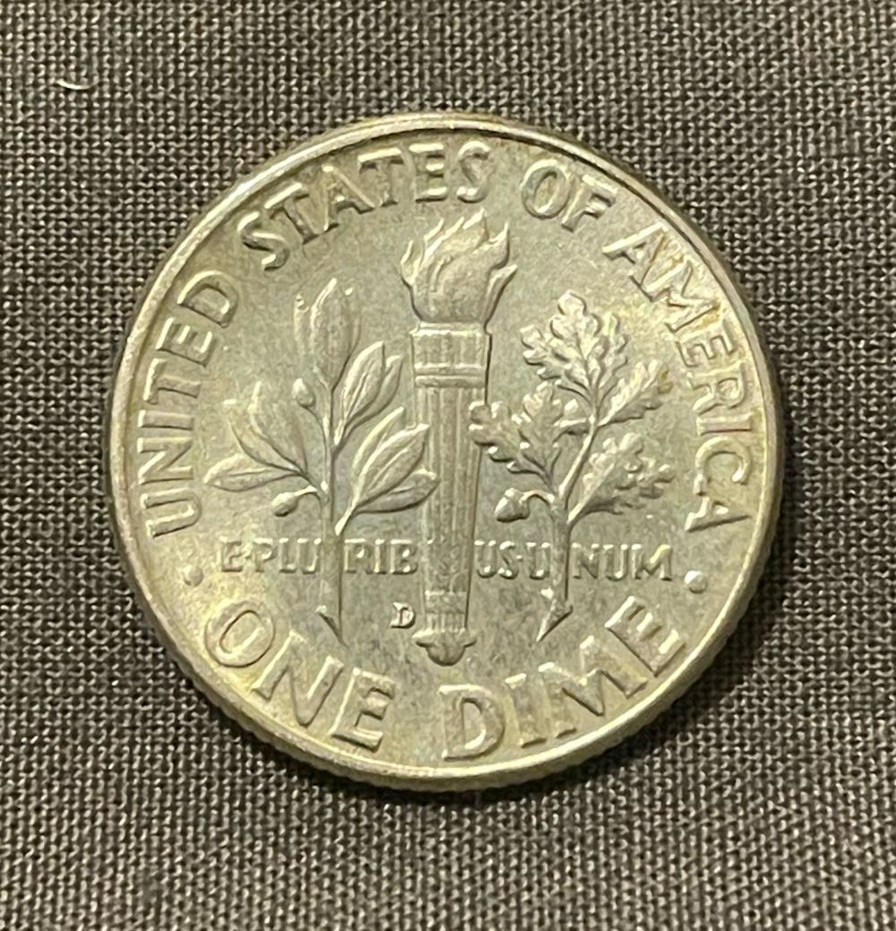 Coin- USA Constitutional Coins (90% Silver $.10 Roosevelt Dime - Various Dates)  coin collectible - Main Image 2