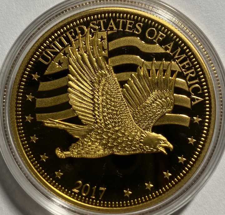 Euphoria/Medals :  2017 John F Kennedy “United States Of America 100 Years 29th May 1917   coin collectible - Main Image 2