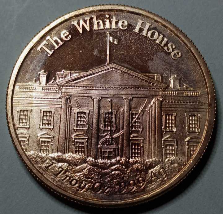 Bullion : Donald J Trump 45Th President - The White House Silver Coin .999 Fine   coin collectible - Main Image 2
