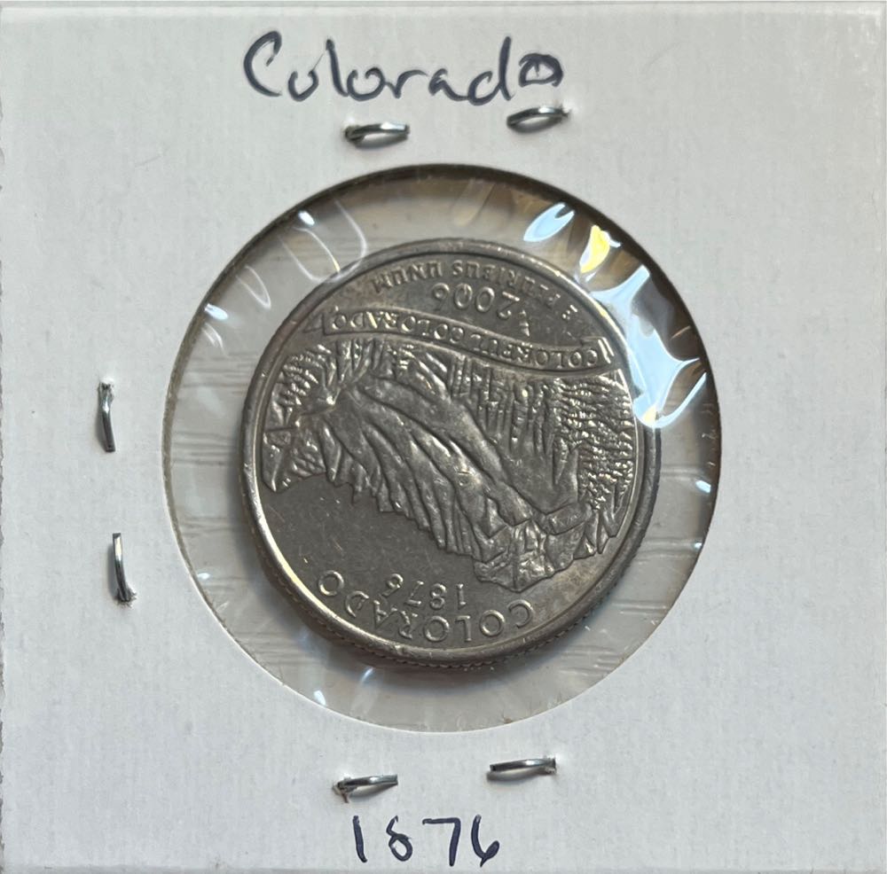 American 2006 P Colorado (1876) State 25 Cent Washington Quarter  coin collectible - Main Image 2