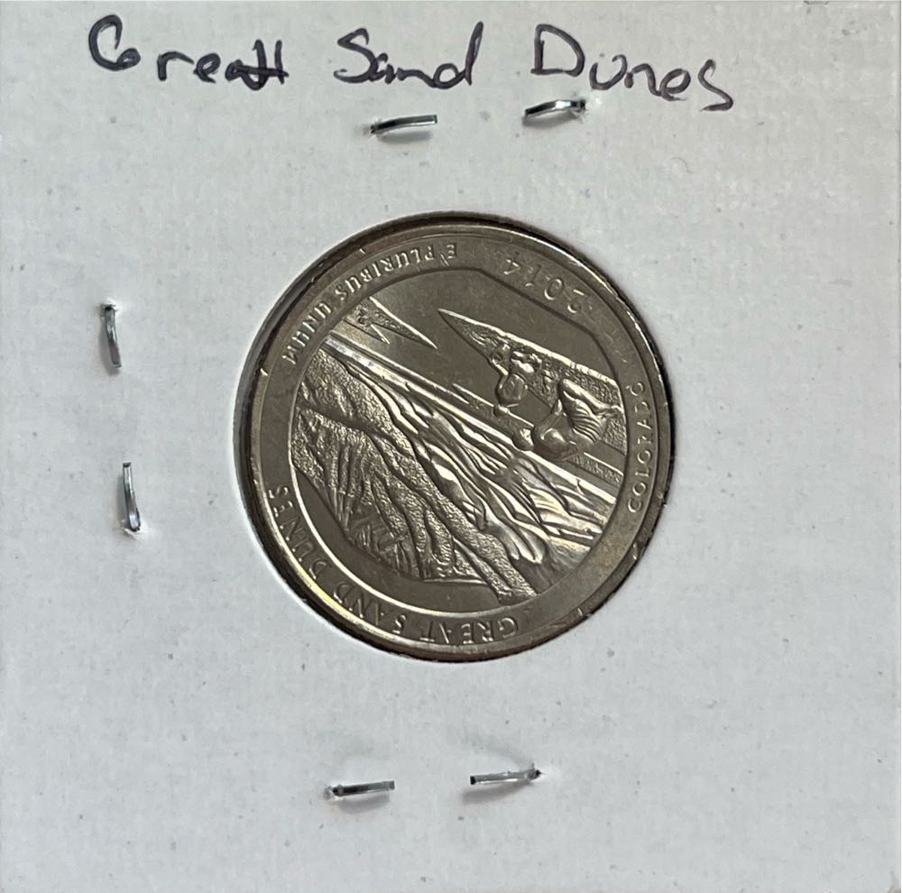 Great Sand Dunes NP 2014 (P)  coin collectible - Main Image 2