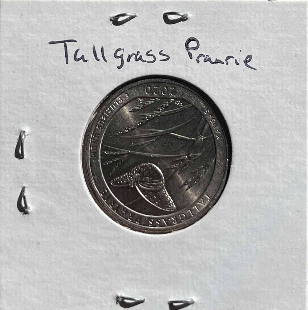 American 2020 P America The Beautiful Tallgrass Prairie National Preserve (Kansas) 25 Cent Washington Quarter  coin collectible - Main Image 2