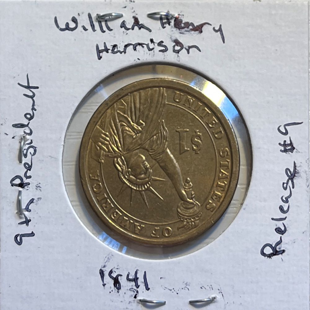 American 2009 D William Henry Harrison $1 Presidential Dollar  coin collectible - Main Image 2