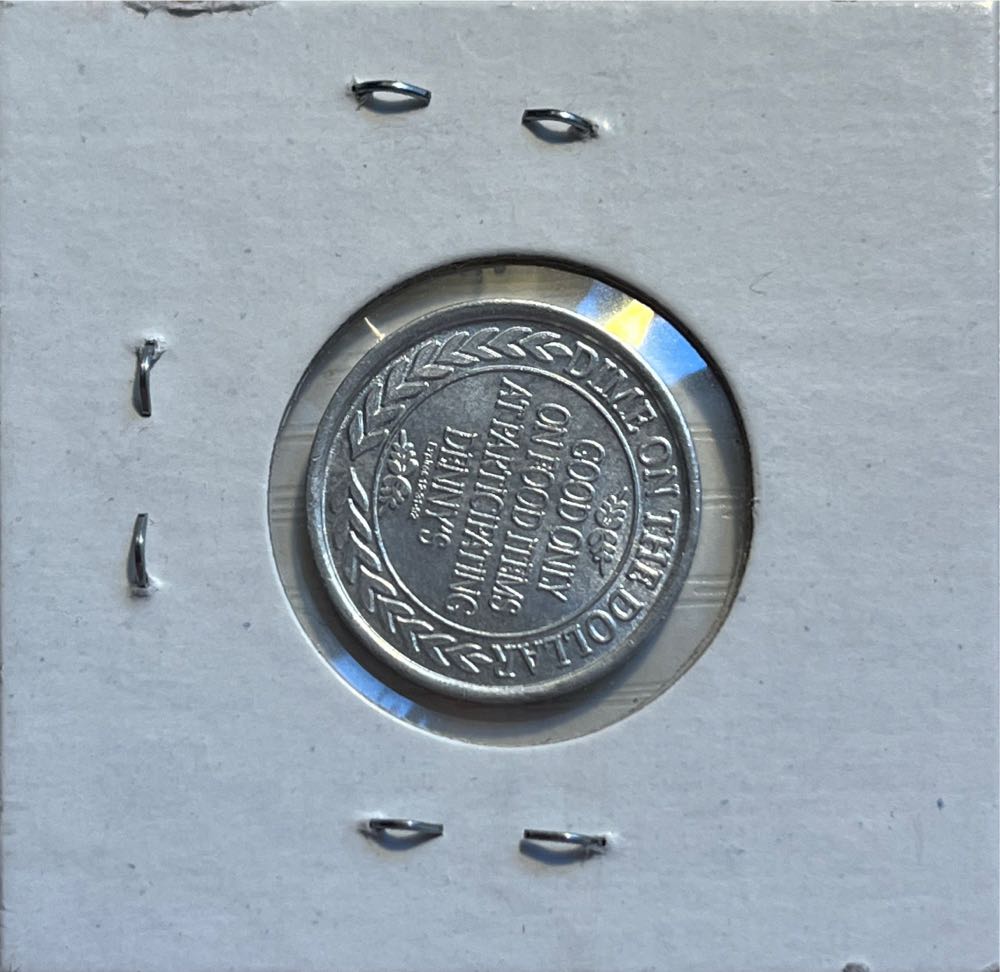 Denny’s Restaurant Denny’s Dough 10 Cent Dime On The Dollar  coin collectible - Main Image 2