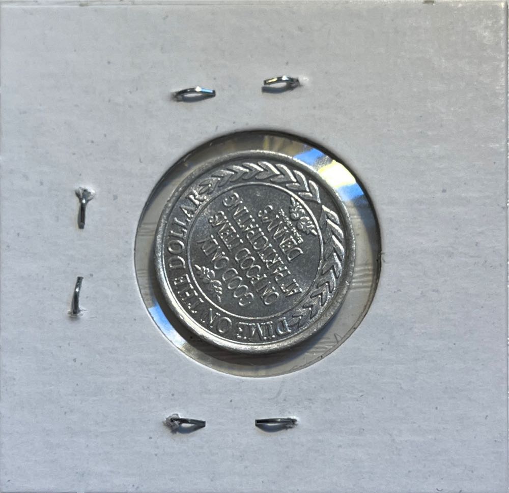 Denny’s Restaurant Denny’s Dough 10 Cent Dime On The Dollar  coin collectible - Main Image 2