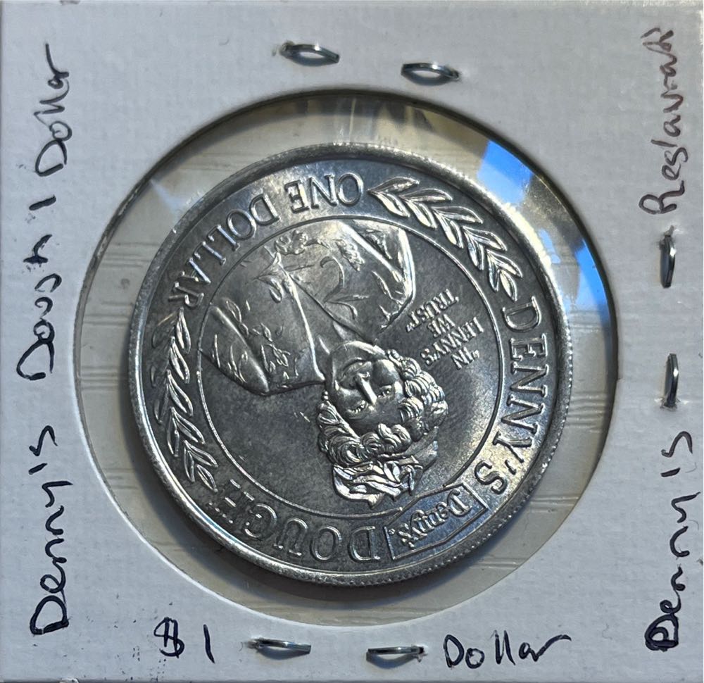 Denny’s Restaurant Denny’s Dough $1  coin collectible - Main Image 1