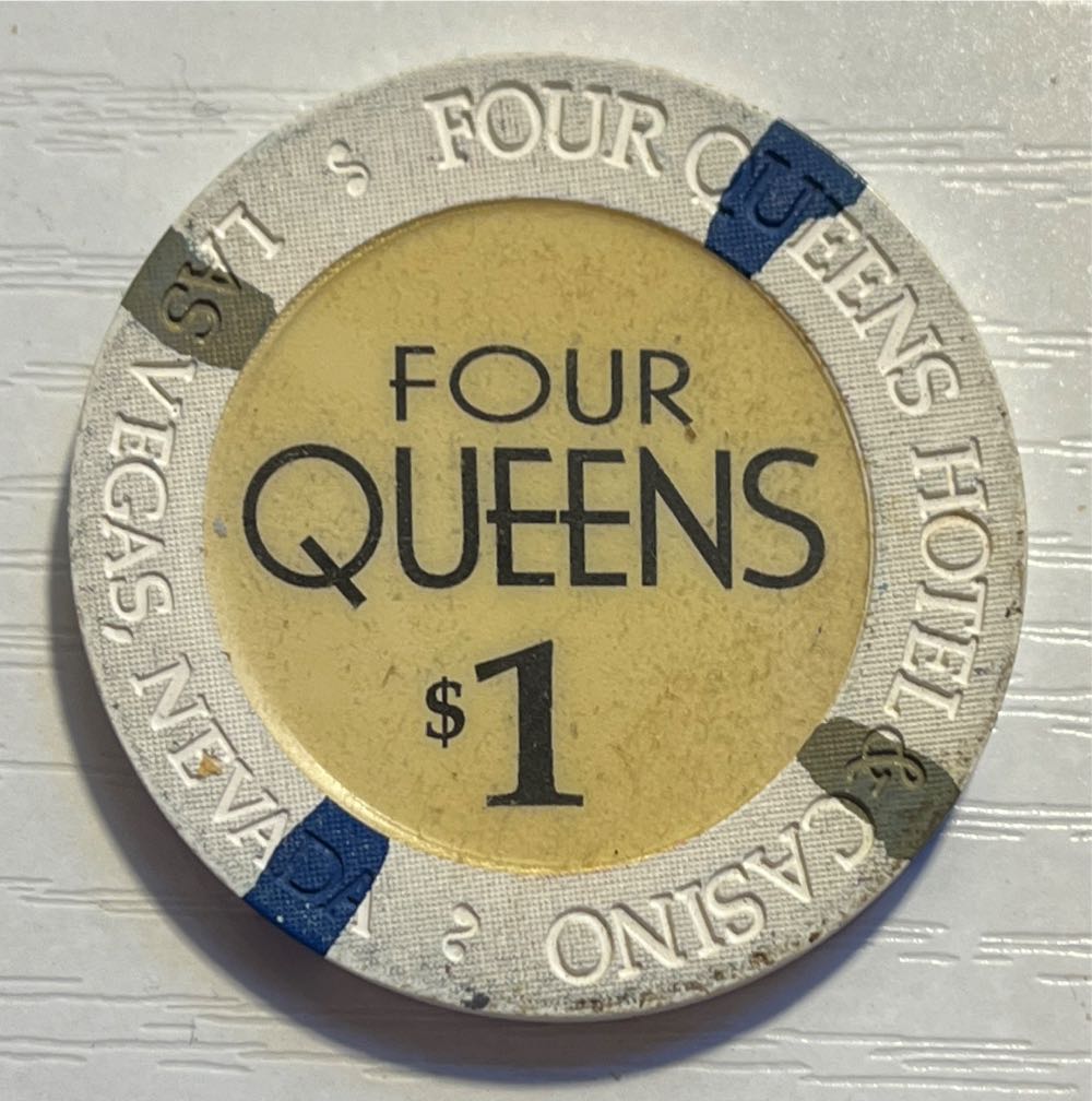 Four Queens Hotel & Casino $1 Chip Las Vegas, Nevada  coin collectible - Main Image 2