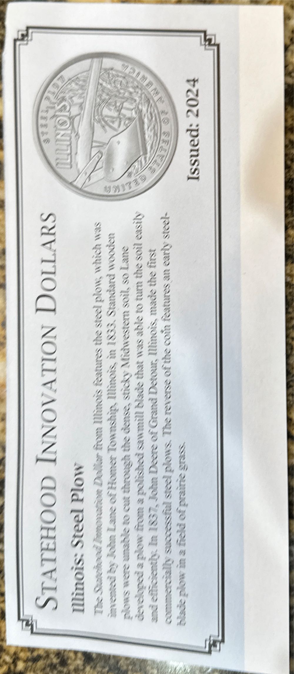 Dollar U.S. Innovation  coin collectible - Main Image 4