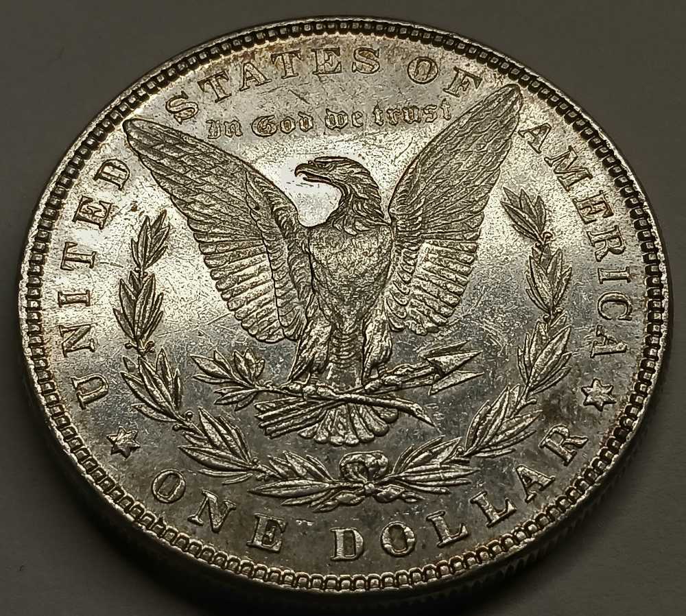 Dollars : 1882 Morgan Silver Dollar Nice Proof Like Reverse  coin collectible - Main Image 2