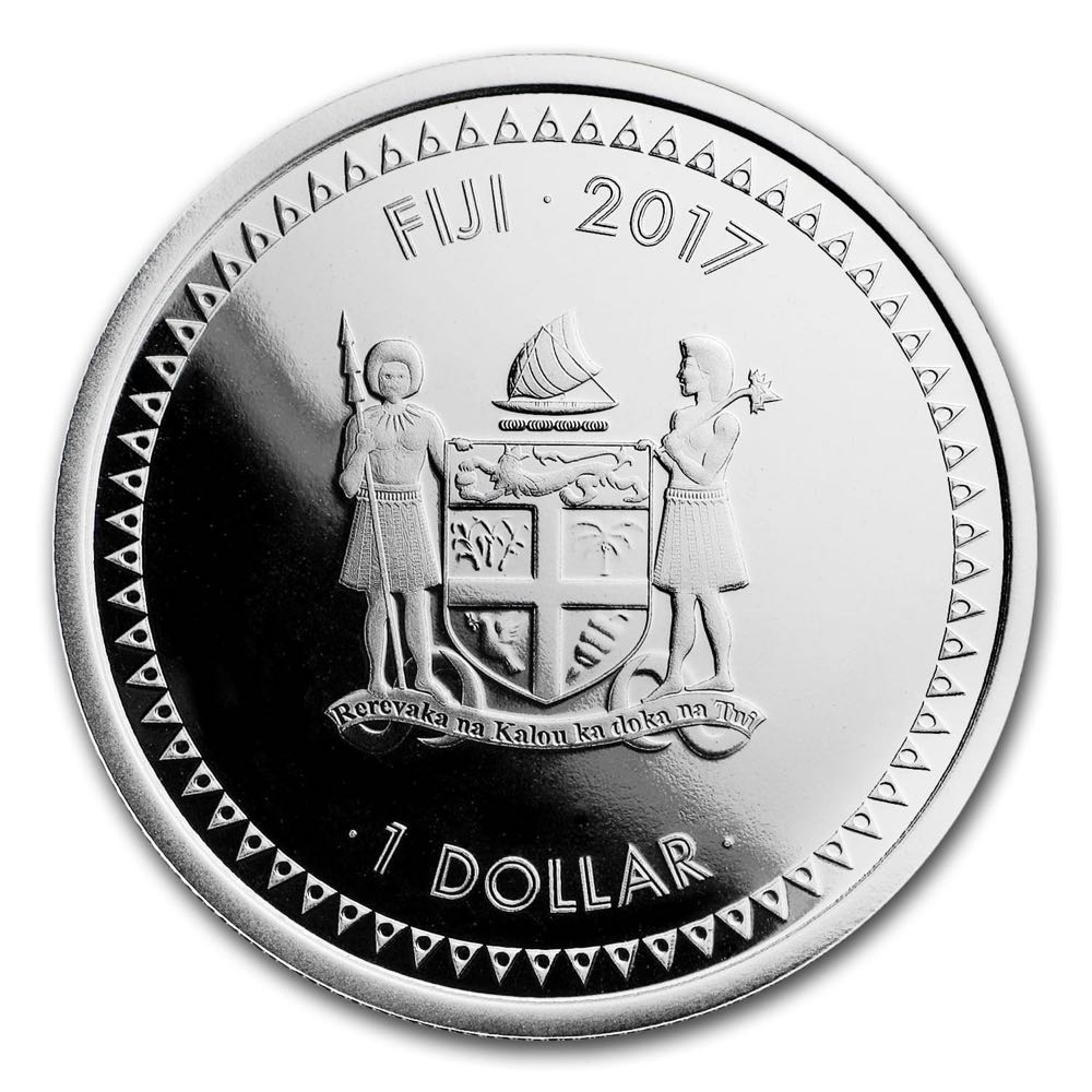 Fiji 2017 The Great Wave Silver  coin collectible - Main Image 2