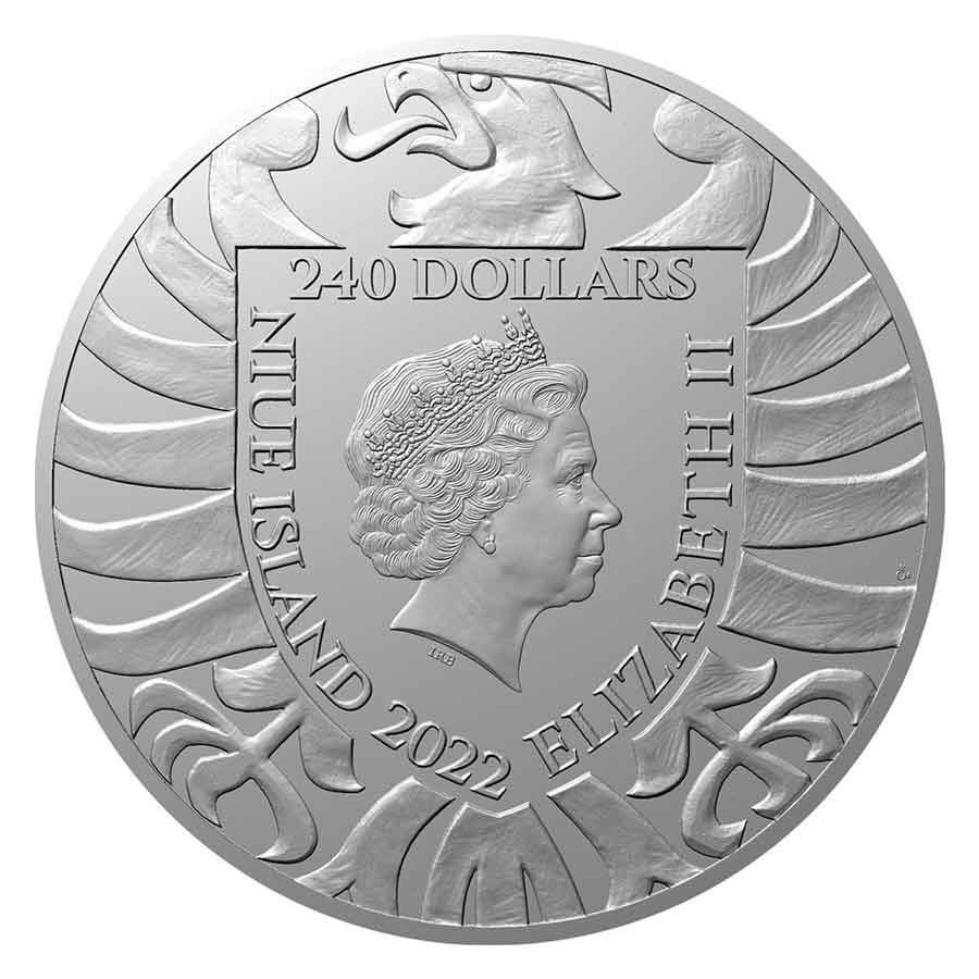 Niue Island Silver 2 Dollars  coin collectible - Main Image 2