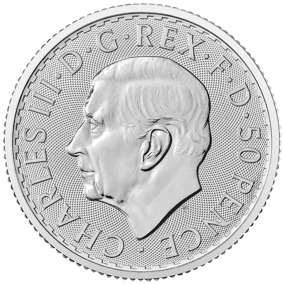Britannia 50p Silver Bullion  coin collectible - Main Image 2