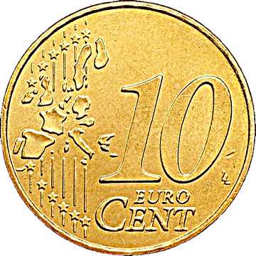 10 Euro Cent Greece  coin collectible - Main Image 2